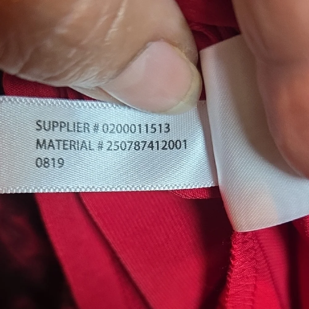 Lauren Ralph Lauren Burgundy Paisley Long Sleeve Dress - Picture 8 of 8